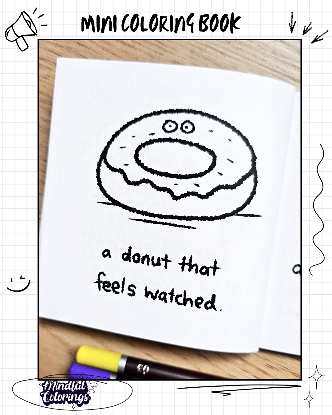 Mini Coloring Book: A Very Weird Little Coloring Book