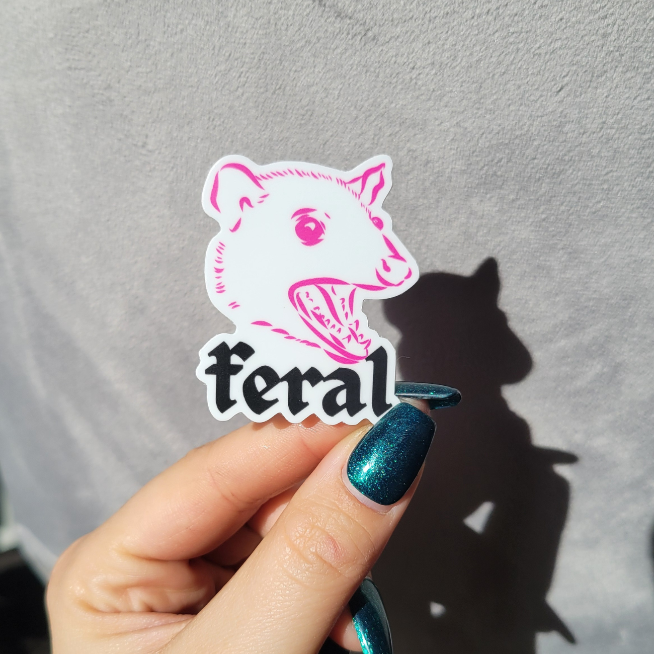 Sticker: Feral Possum