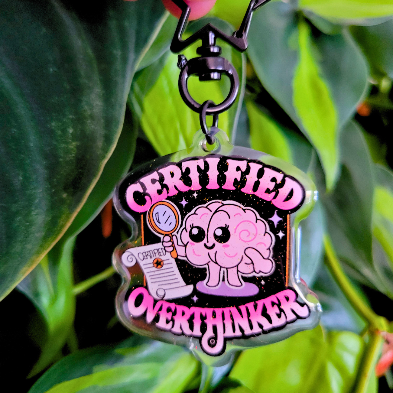 Certified Overthinker Keychain