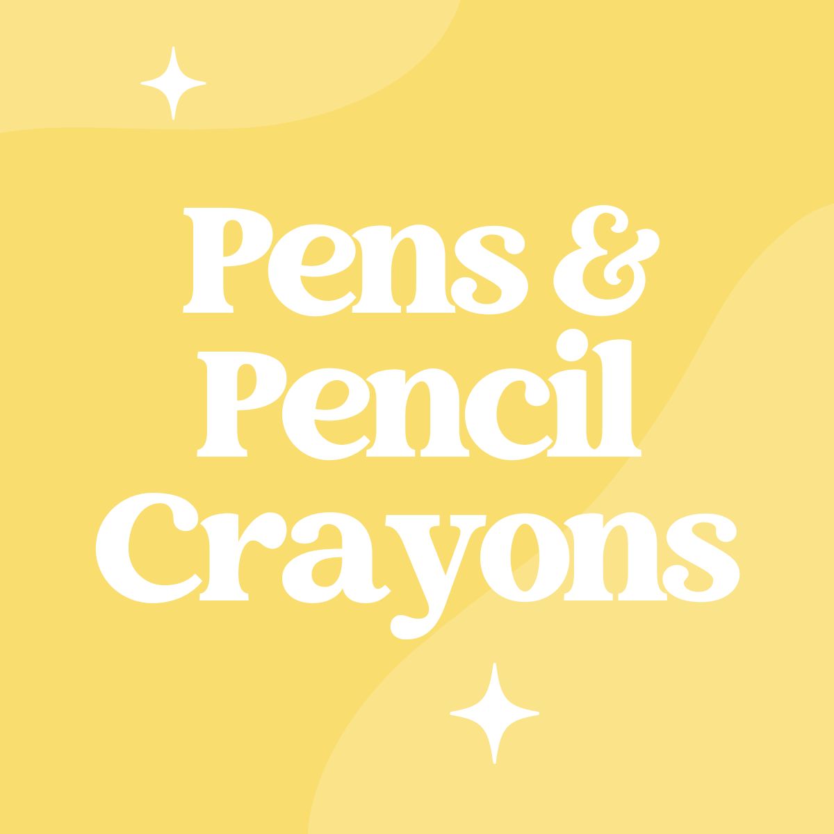 Pens & Pencil Crayons