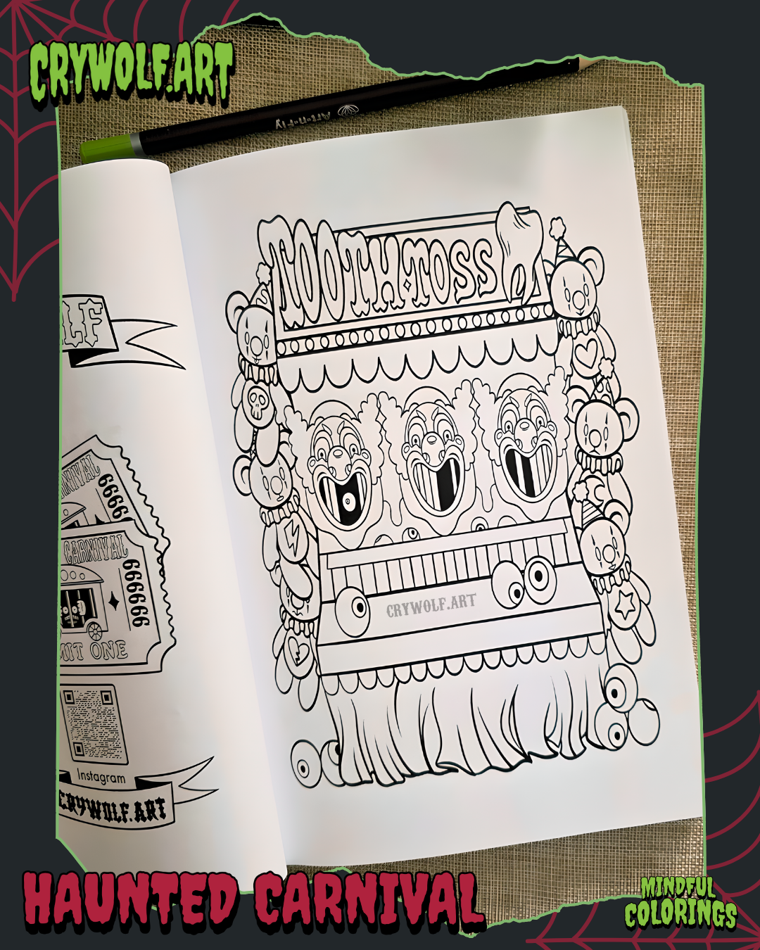 Haunted Carnival Anxiety Journal