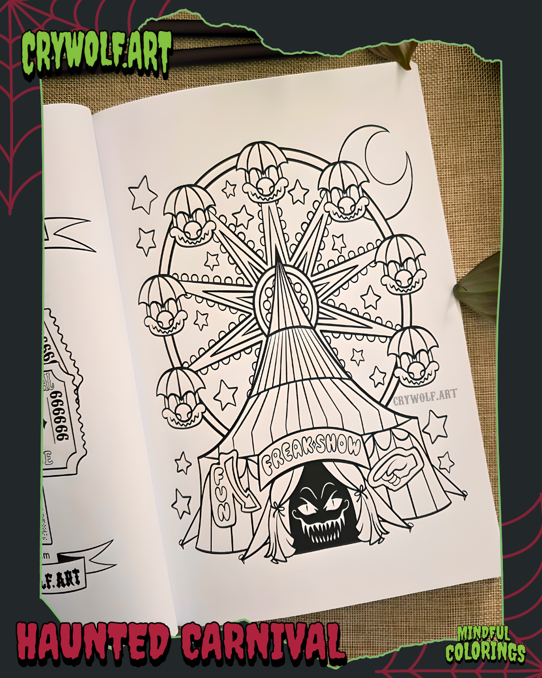 COMING SOON! Haunted Carnival Anxiety Journal