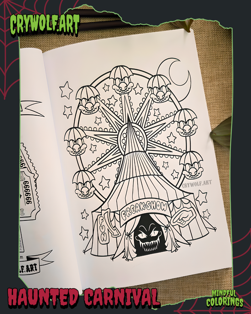 Haunted Carnival Anxiety Journal-zoom-