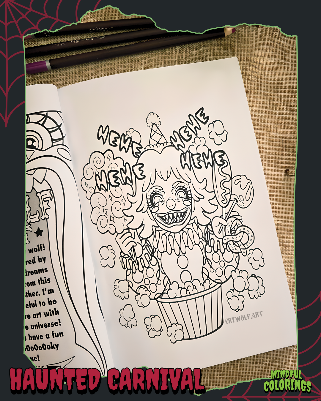 COMING SOON! Haunted Carnival Anxiety Journal