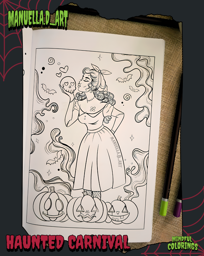 Haunted Carnival Anxiety Journal-zoom-