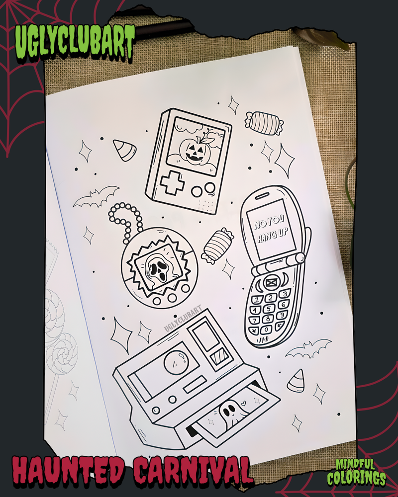 Haunted Carnival Anxiety Journal-zoom-