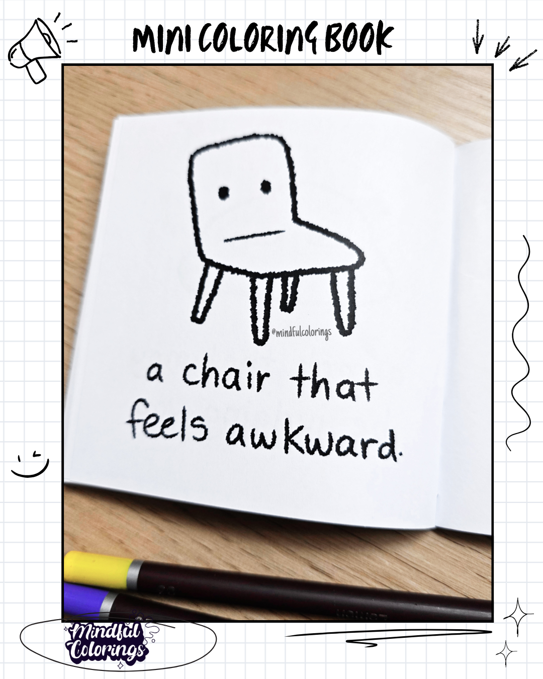 Mini Coloring Book: A Very Weird Little Coloring Book