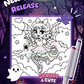 Spooky & Cute Coloring Book