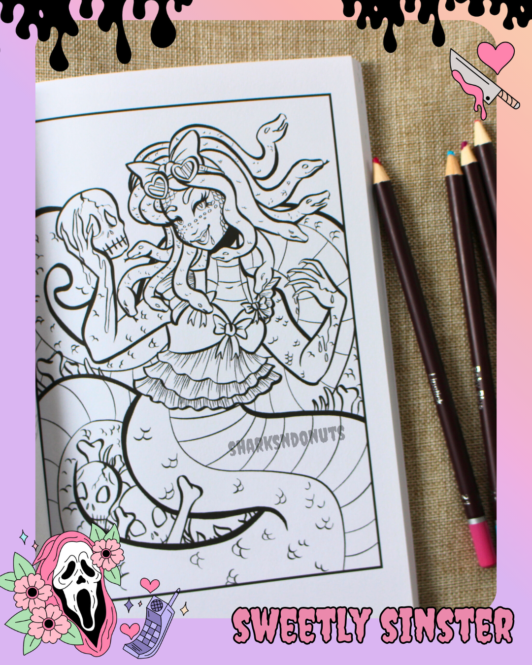 Travel Anxiety Journal: Sweetly Sinister