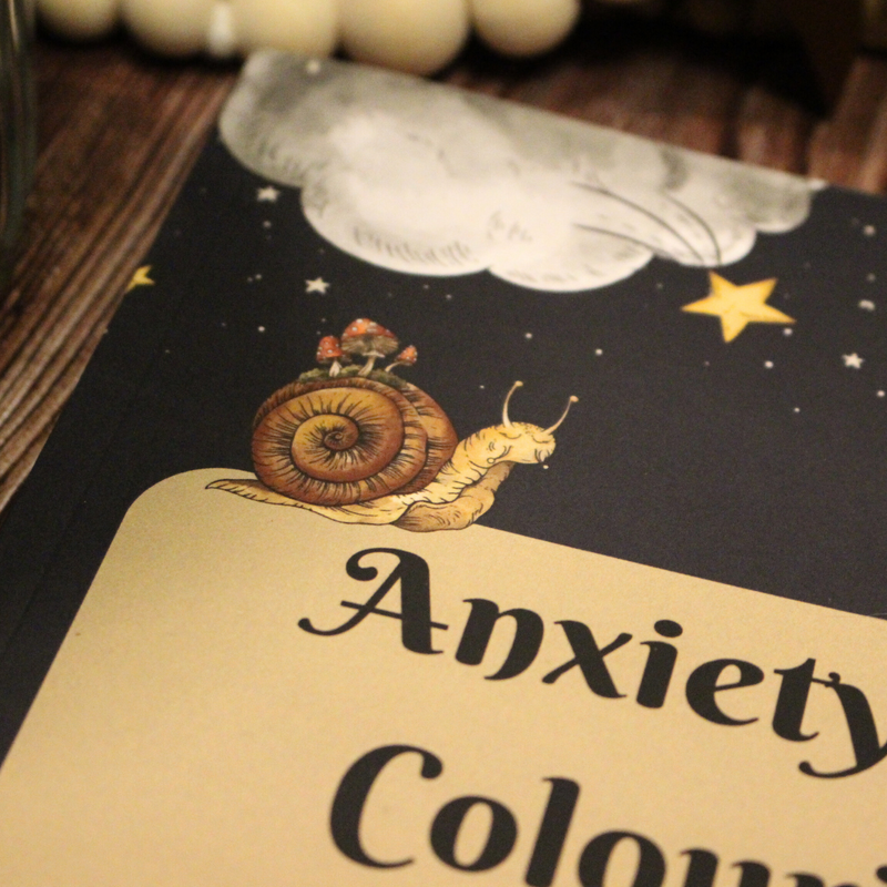 Anxiety Colouring Journal: Whimsical Cottagecore-zoom-