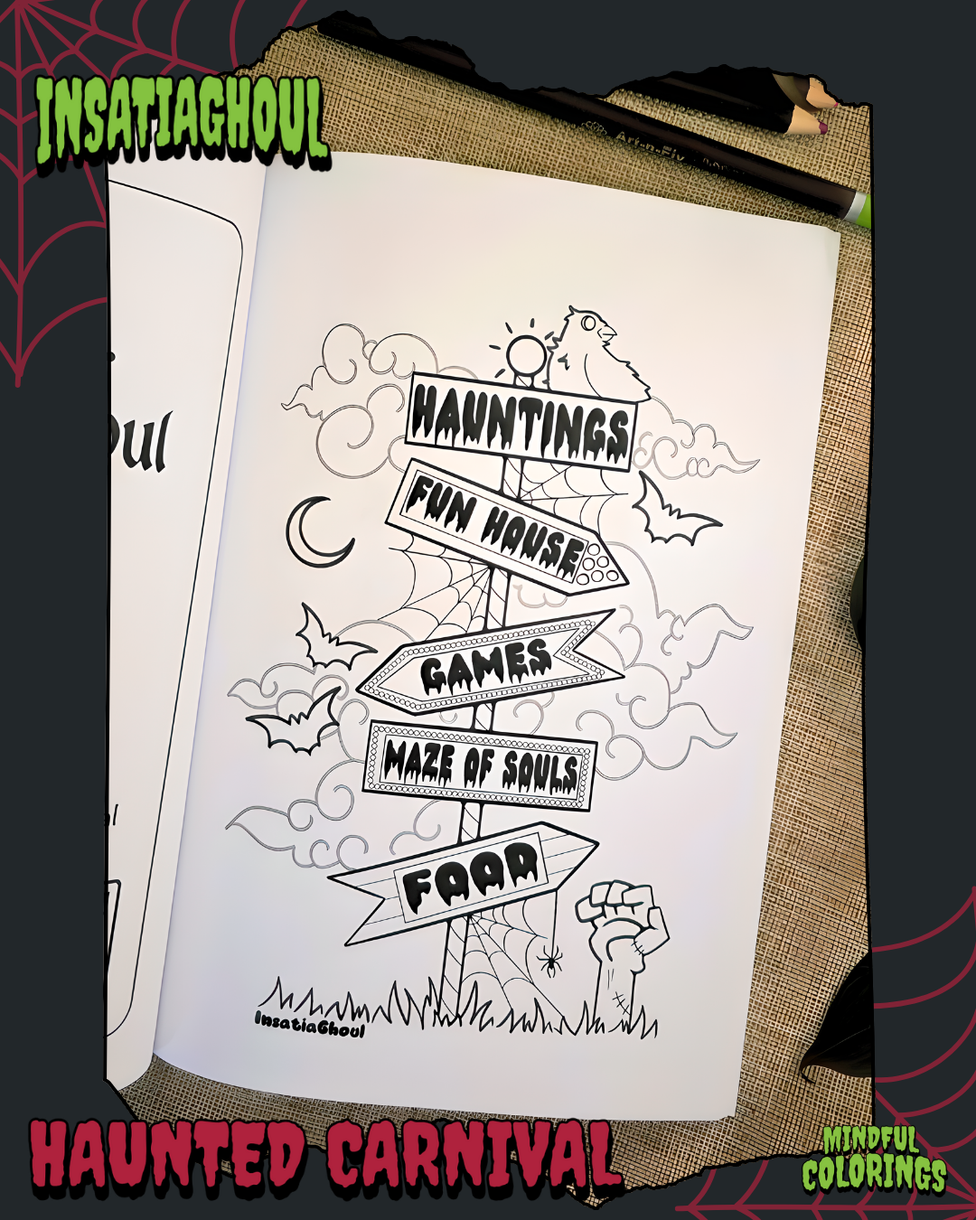 COMING SOON! Haunted Carnival Anxiety Journal