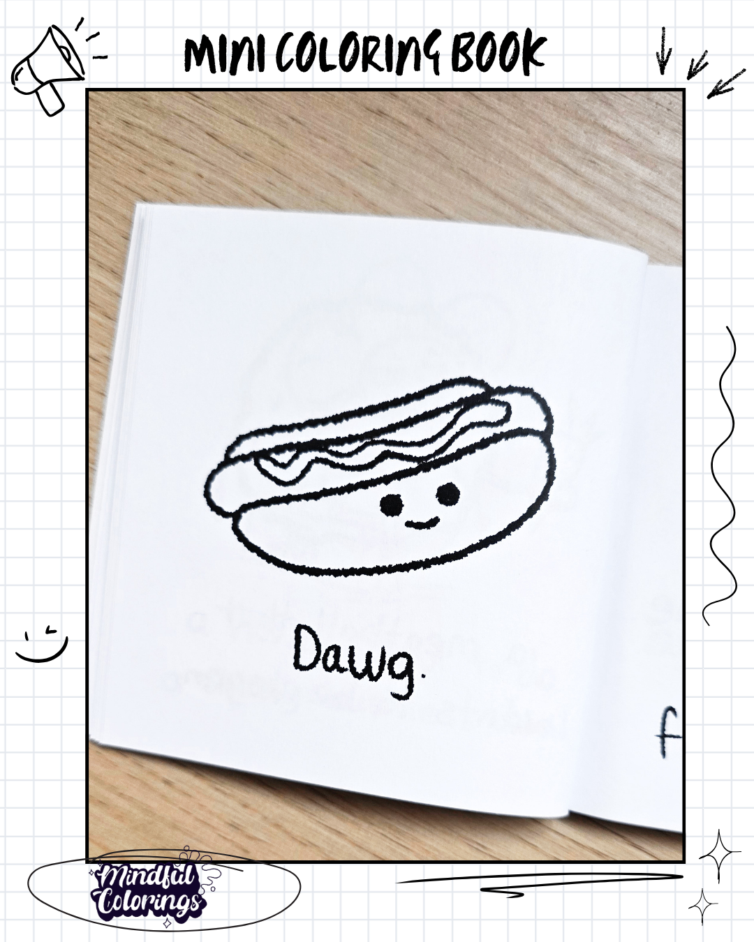Mini Coloring Book: A Very Weird Little Coloring Book