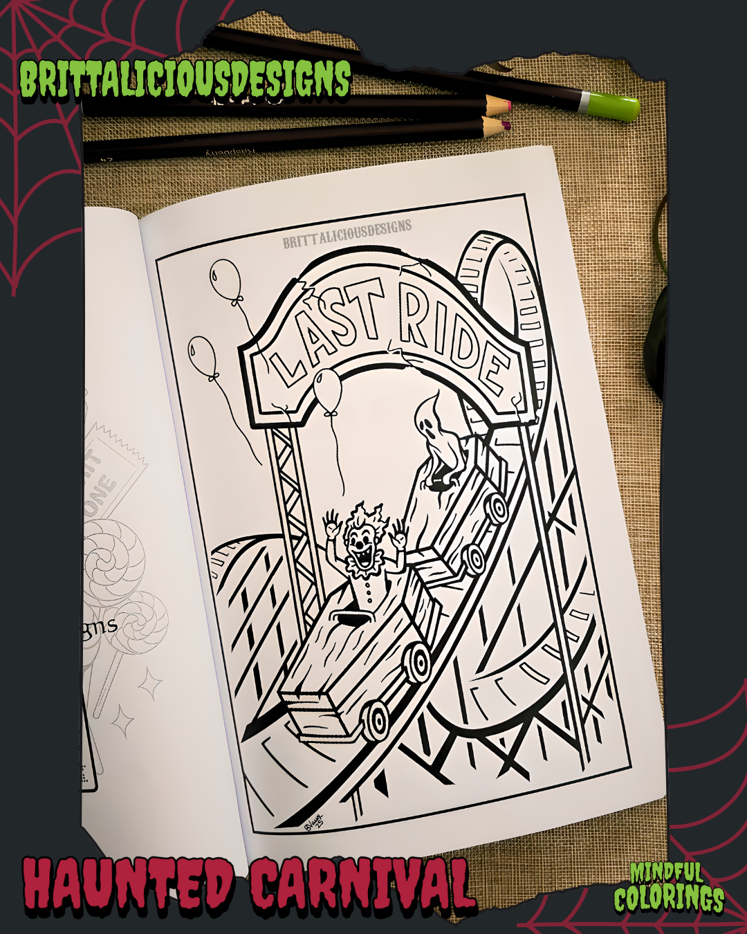 COMING SOON! Haunted Carnival Anxiety Journal
