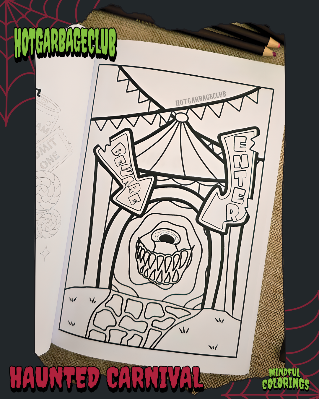 COMING SOON! Haunted Carnival Anxiety Journal