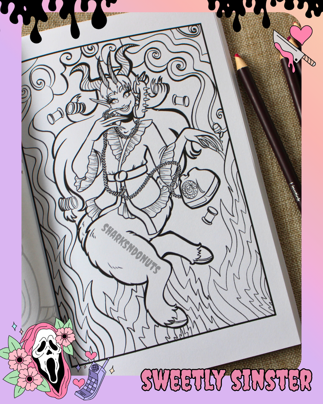 Travel Anxiety Journal: Sweetly Sinister