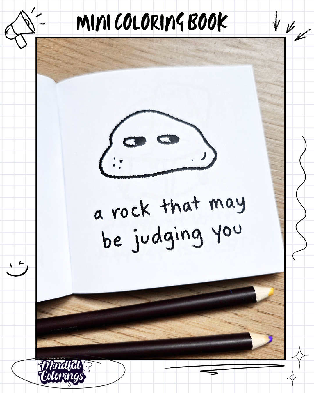 Mini Coloring Book: A Very Weird Little Coloring Book