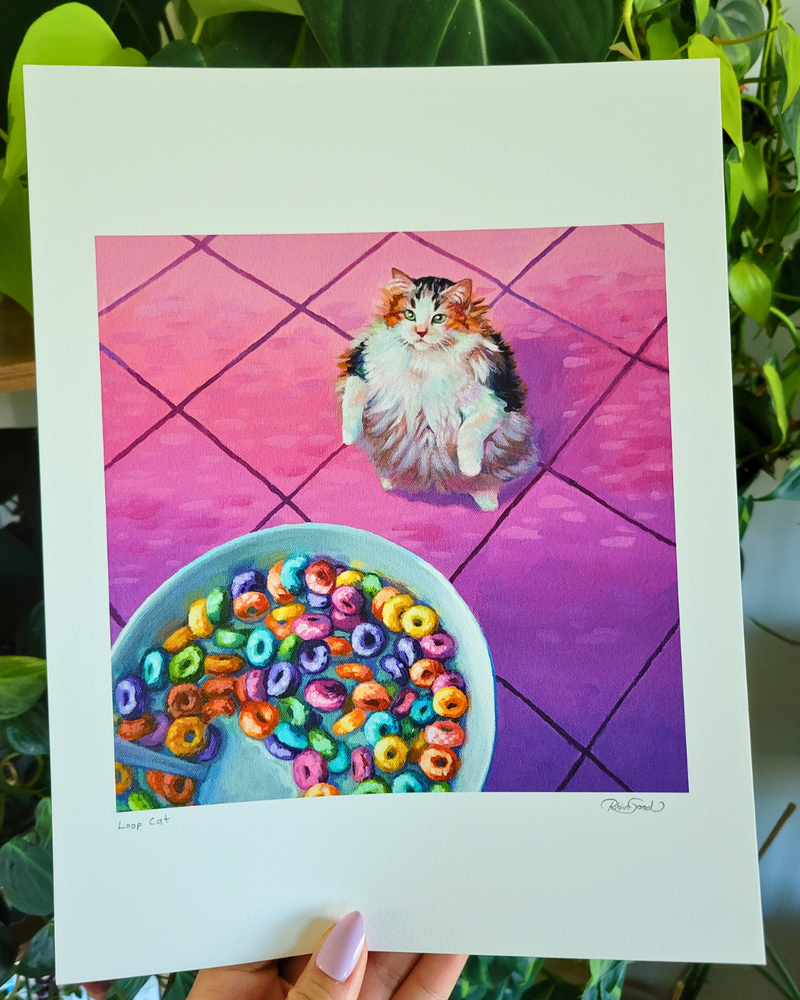 Print: Loop Cat-zoom-