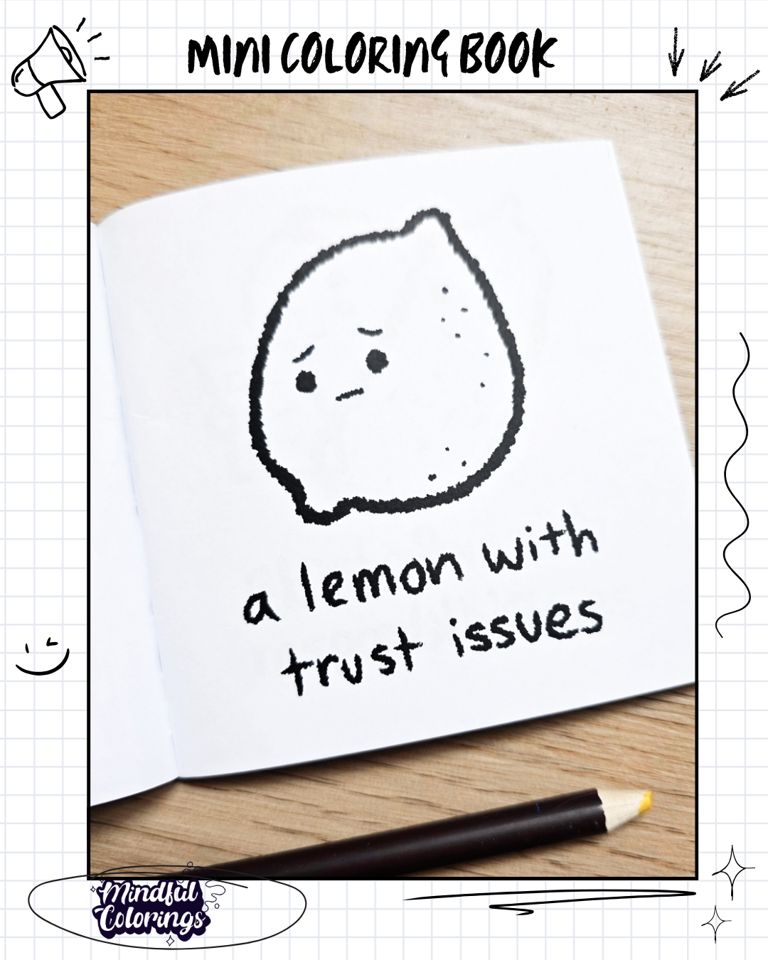 Mini Coloring Book: A Very Weird Little Coloring Book