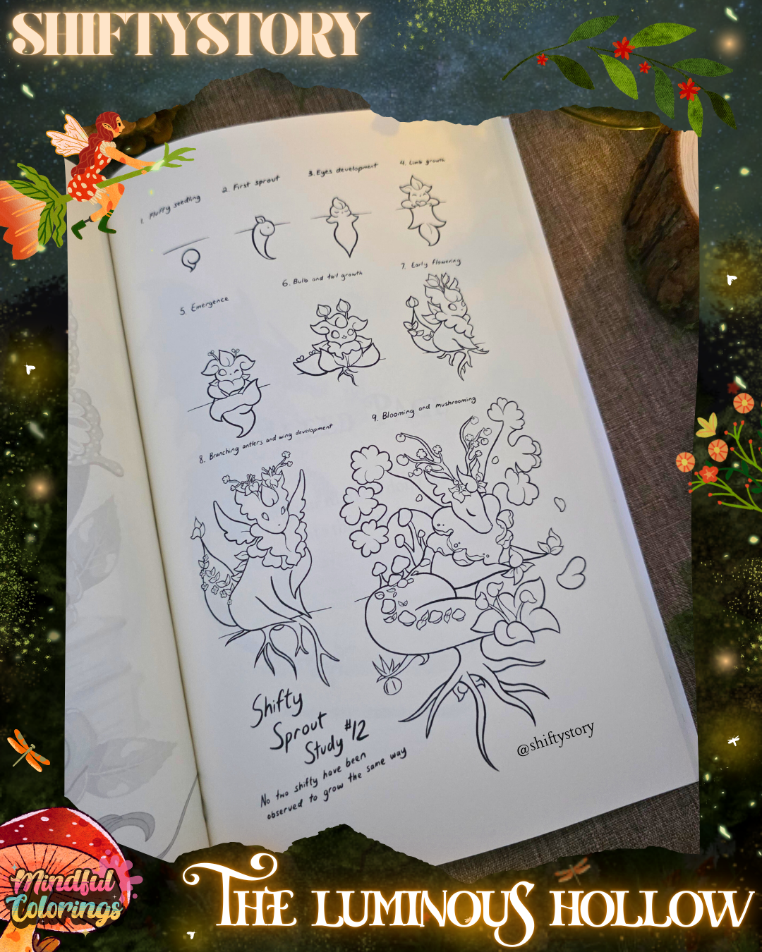 Anxiety Colouring Journal: The Luminous Hollow