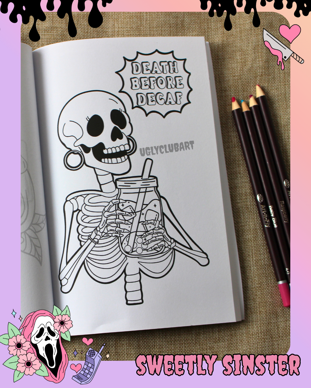 Travel Anxiety Journal: Sweetly Sinister