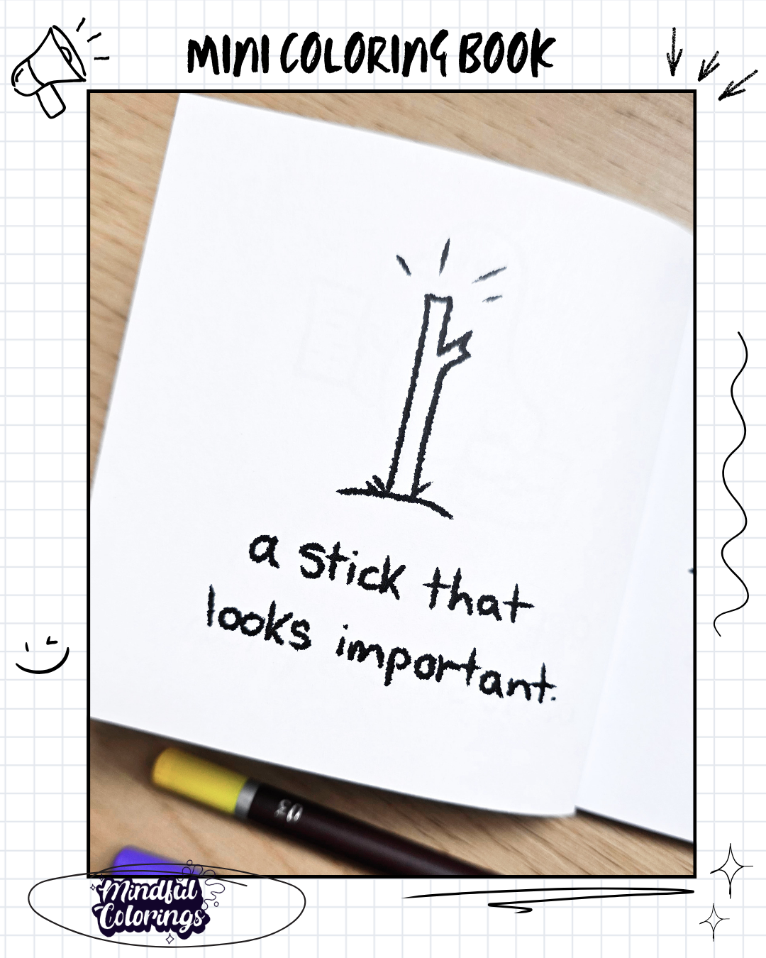 Mini Coloring Book: A Very Weird Little Coloring Book