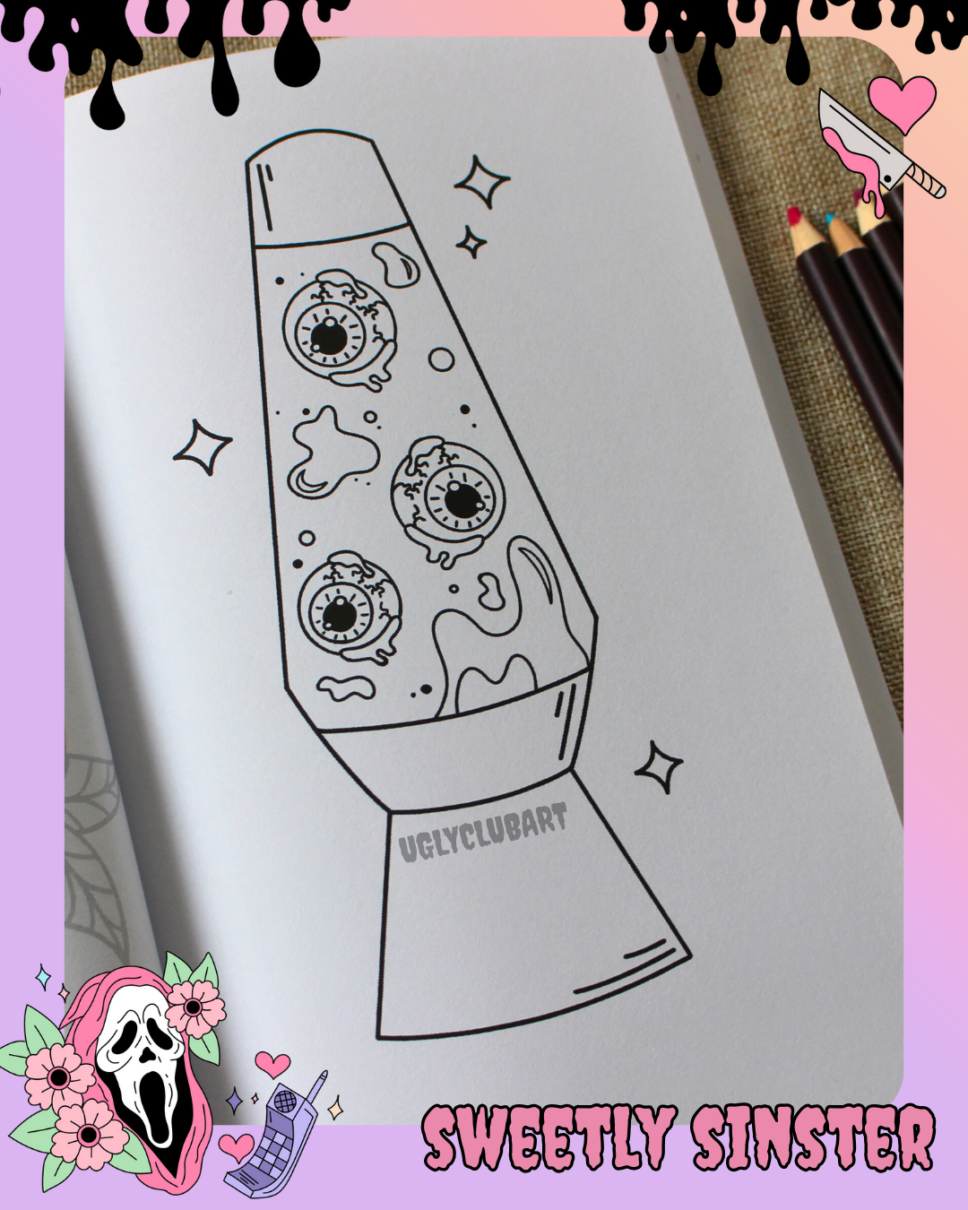 Travel Anxiety Journal: Sweetly Sinister