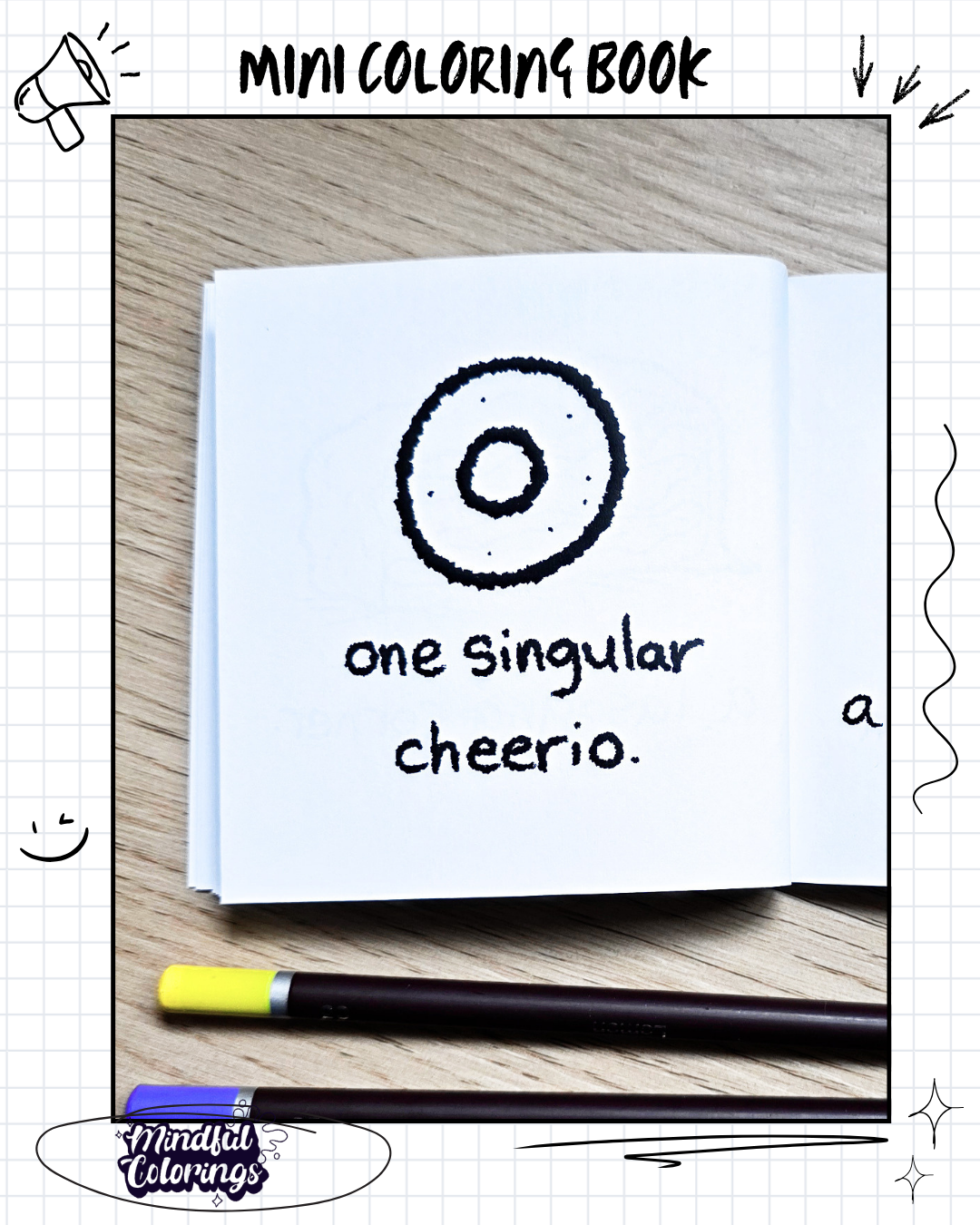Mini Coloring Book: A Very Weird Little Coloring Book