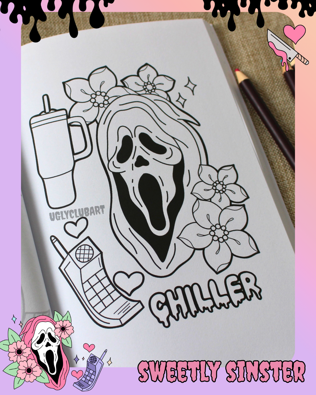 Travel Anxiety Journal: Sweetly Sinister