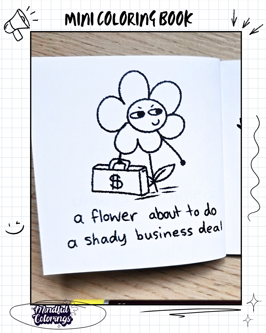 Mini Coloring Book: A Very Weird Little Coloring Book