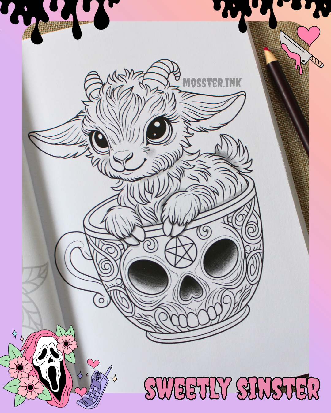 Travel Anxiety Journal: Sweetly Sinister
