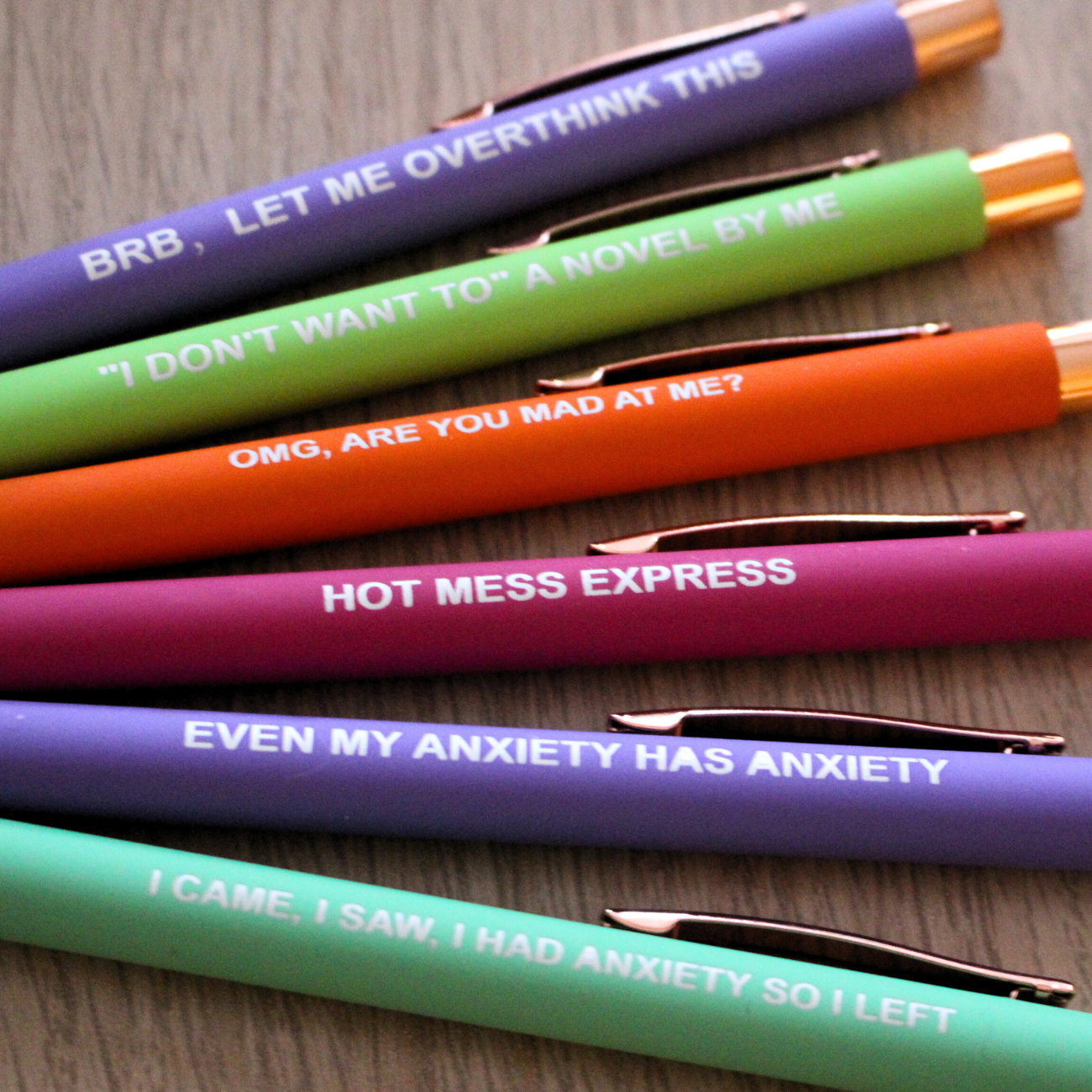 Anxiety Novelty Pen Set