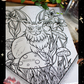 Anxiety Colouring Journal: Mystical Botanical