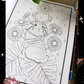 Anxiety Colouring Journal: Mystical Botanical