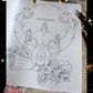 Anxiety Colouring Journal: Mystical Botanical