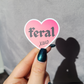 Sticker: Feral Heart