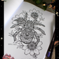 Anxiety Colouring Journal: Mystical Botanical