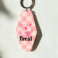 Feral Possum Motel Keychain