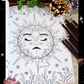 Anxiety Colouring Journal: Mystical Botanical