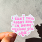 Stickers: Doing Anxious Girl Shit