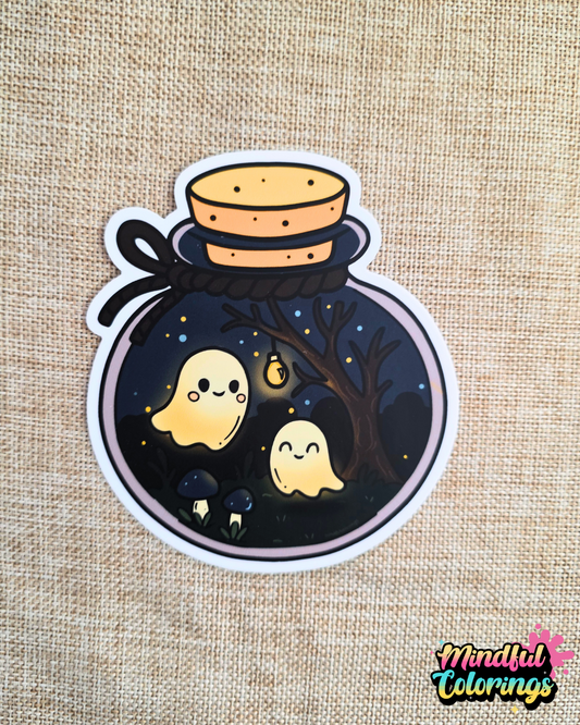 Sticker: Ghost Bottle