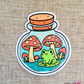 Sticker: Frog Bottle