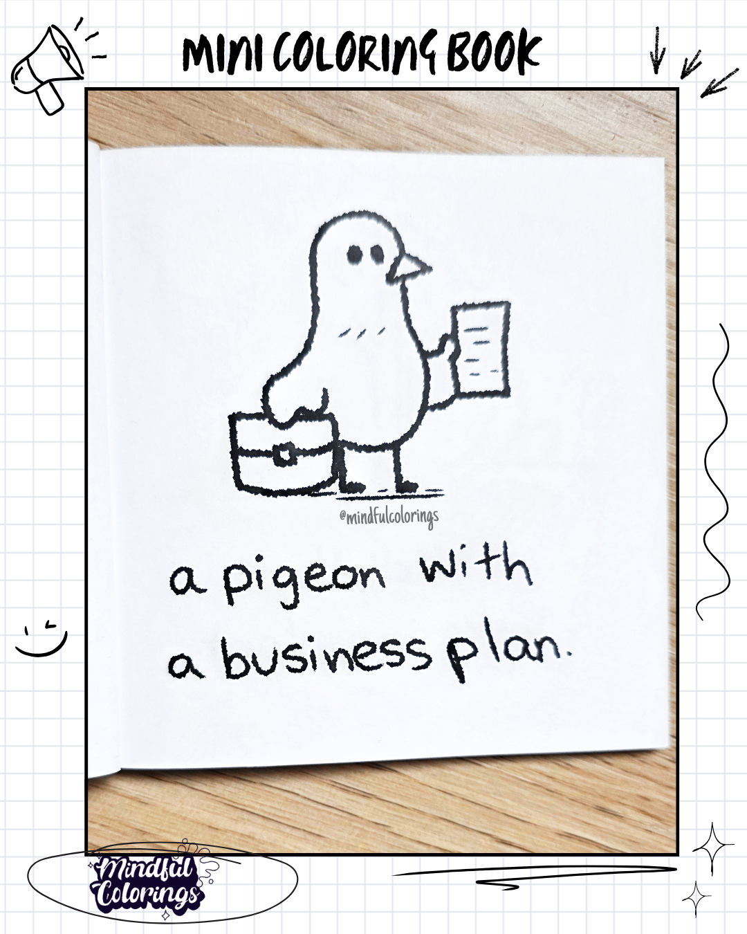 Mini Coloring Book: A Very Weird Little Coloring Book