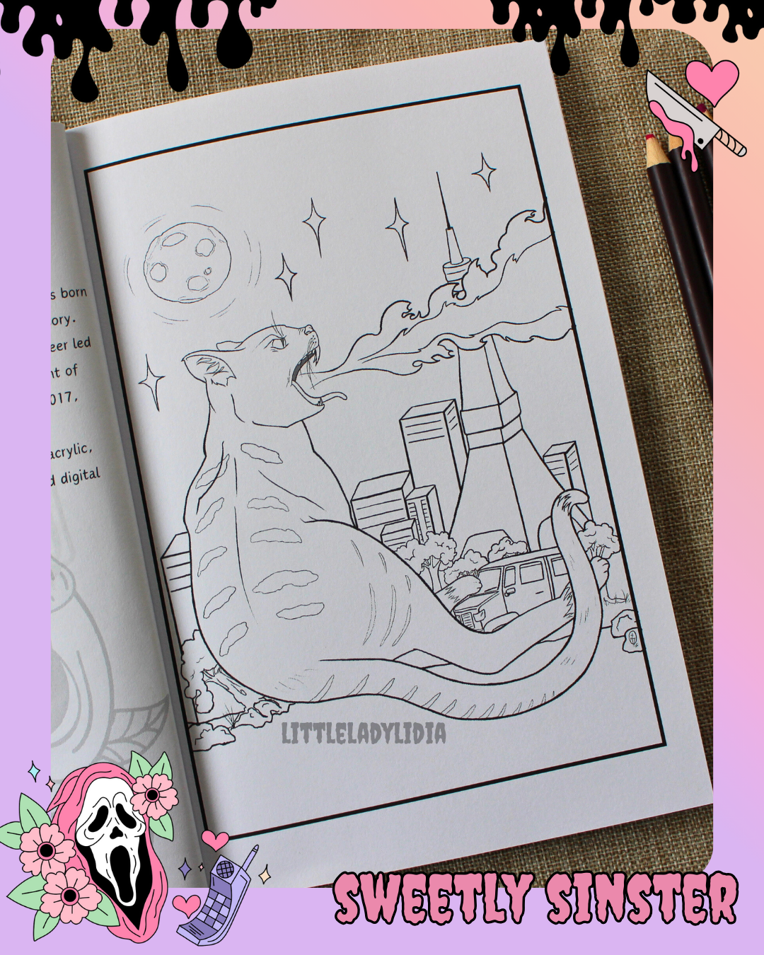 Travel Anxiety Journal: Sweetly Sinister