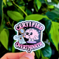 Sticker: Certified Overthinker