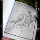 Anxiety Colouring Journal: Mystical Botanical