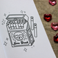 Hearts & Haunts Mini Colouring Book Bundle