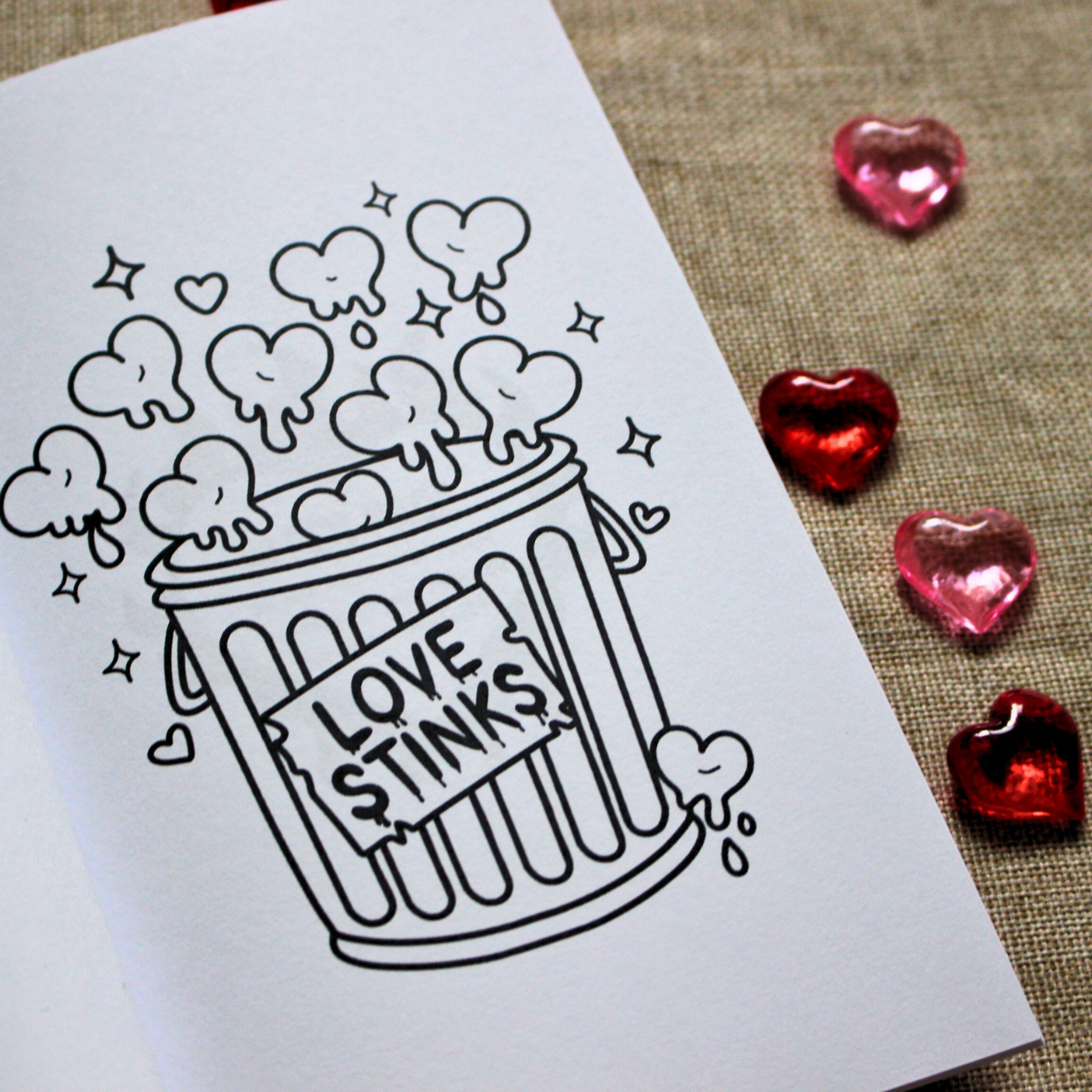 Hearts & Haunts Mini Colouring Book Bundle