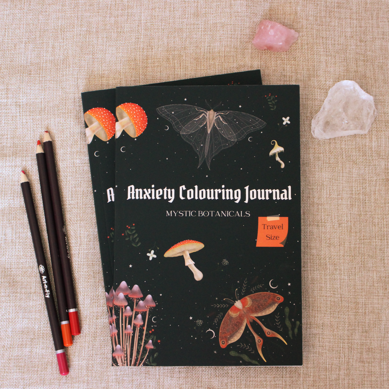 Travel Anxiety Journal: Mystic Botanicals-zoom-