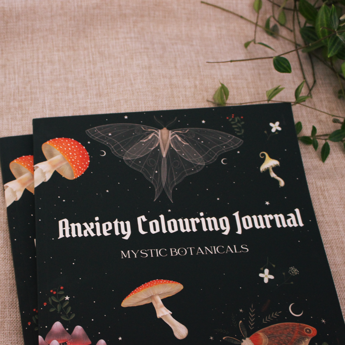Anxiety Colouring Journal: Mystical Botanical-zoom-2