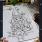 Anxiety Colouring Journal: Whimsical Cottagecore
